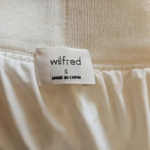 Aritzia Wilfred Heirloom Crochet Knee Length White Women's Midi Skirt Sz Small - Picture 15 of 16